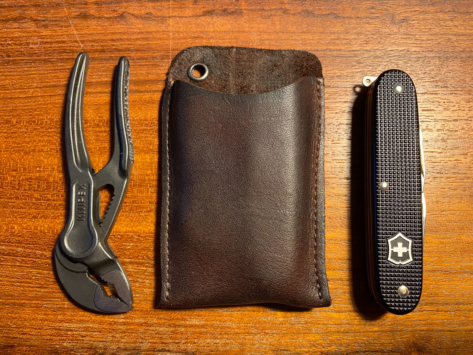 EDC leather pouch